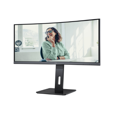 AOC CU34P3CV | 34 " | VA | 21:9 | 100 Hz | 4 ms | 3440 x 1440 pixels | HDMI ports quantity 1