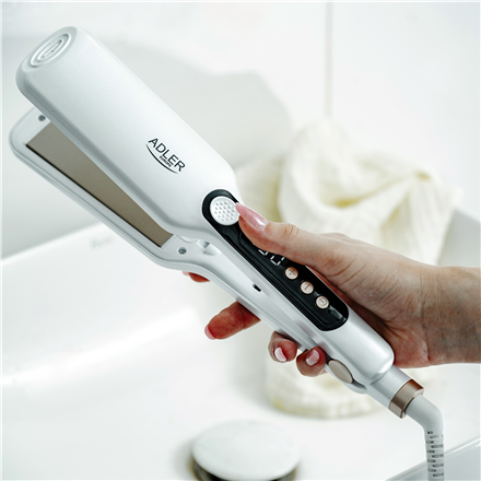 Hair Straightener - Wide | AD 2325 | Ceramic heating system | Display LCD | Temperature (min) 150 °