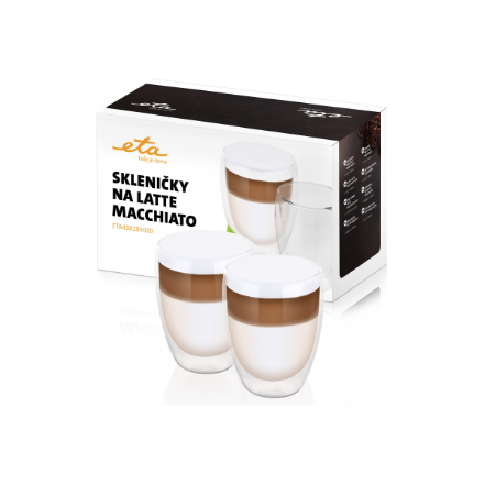 ETA | Latte Macchiato Glasses | ETA418193020 | For coffee | 2 pc(s) | Dishwasher proof