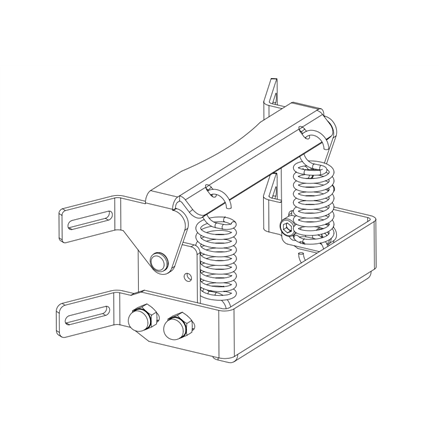 TunaBone Main Hinge set of Kamado 22inch/21inch