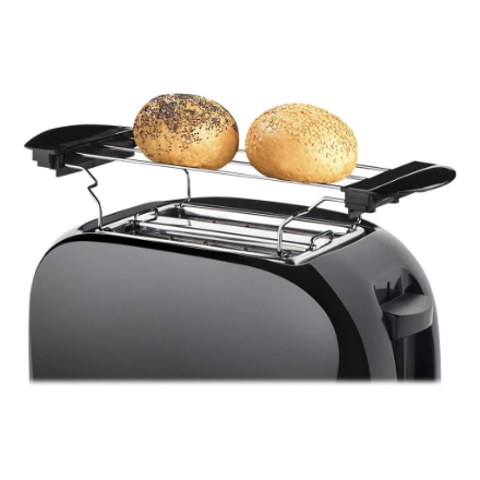 Tristar Toaster | BR-1025 | Number of slots 2 | Housing material Plastic | Black