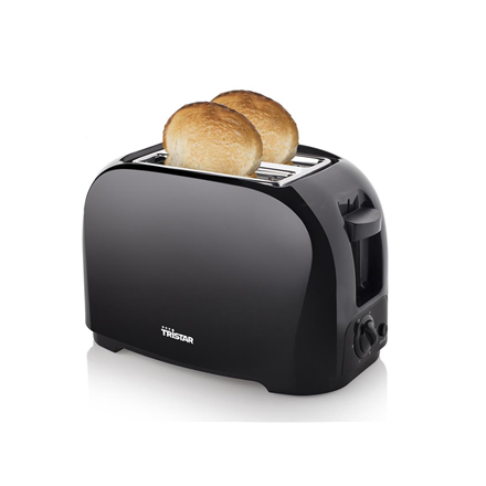 Tristar Toaster | BR-1025 | Number of slots 2 | Housing material Plastic | Black