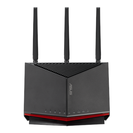 Asus Wireless Wifi 7 Dual Band Gigabit Router | RT-BE86U | 802.11be | 6800 Mbit/s | Ethernet LAN (RJ