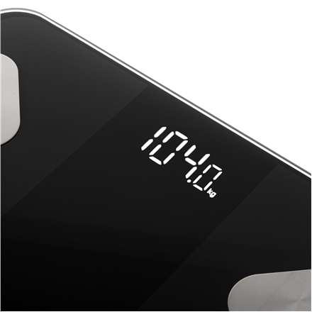 Adler Smart Bathroom Scale | AD 8186b | Maximum weight (capacity) 180 kg | Accuracy 100 g | Body Mas