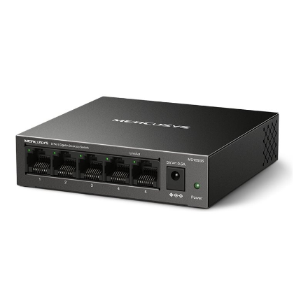 Mercusys 5-Port Gigabit Desktop Switch | MS105GS | Unmanaged | Desktop | Gigabit Ethernet (copper) p