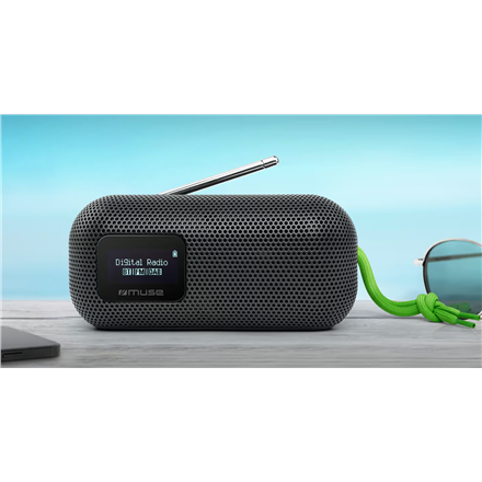 Muse Speaker With FM Radio | M-750 FBT | 10 W | Waterproof | Bluetooth | Black | Portable | Wireless