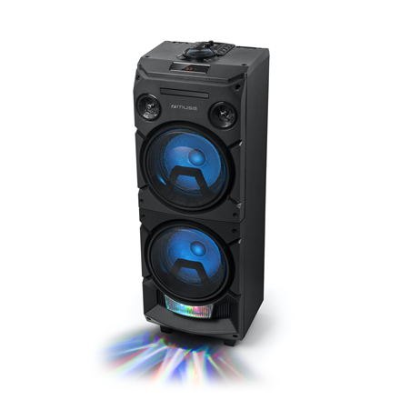Muse | Portable Party Box Speaker | M-1937 DJ | 600 W | Bluetooth | Black | Portable | Wireless conn