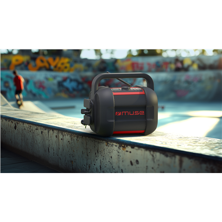 Muse | Jobsite Bluetooth Radio | M-968 BTR | 40 W | Bluetooth | NFC features