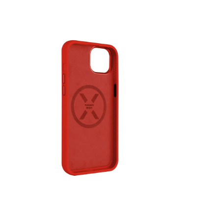 Fixed MagFlow | Back cover | Apple | iPhone 16 Pro Max | Liquid silicon | Red