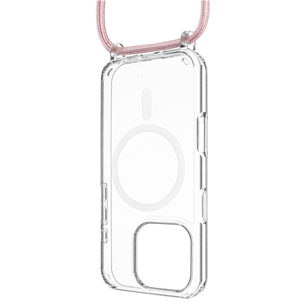 Fixed | MagPure Neck | Back Cover with Lanyard | Apple | iPhone 16 Pro | TPU | Clear