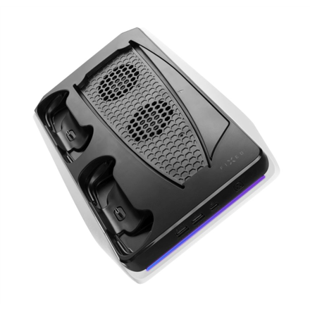 Fixed Multifunctional Station for PlayStation 5 with Cooling and Charging for two DualSense Controll