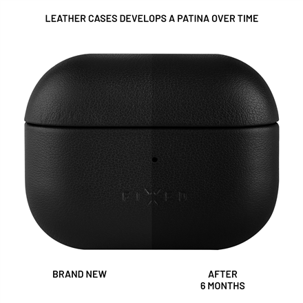 Fixed | Earbuds Case with MagSafe Support | Apple AirPods Pro 2/Pro 2 (USB-C) | Black | Leather