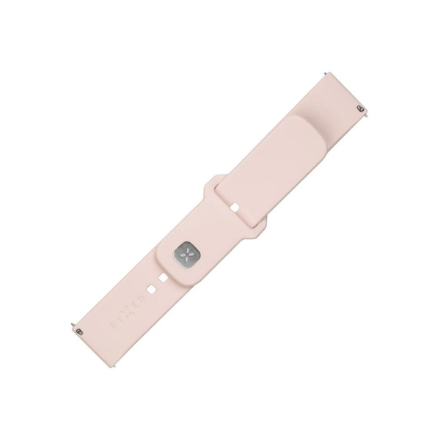 Fixed | Sporty Strap Set with Quick Release 22mm for Smartwatch | 160-235 mm | Pink | Silicone