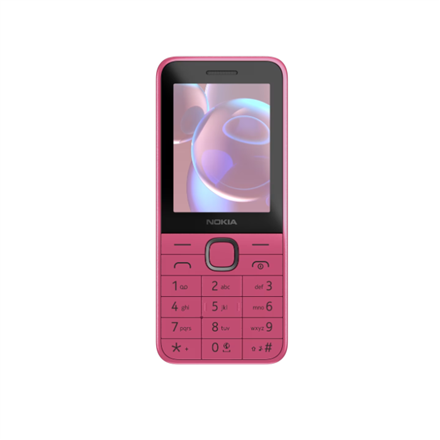 Nokia 225 4G (2024) | Pink | 2.4 " | 128 MB | 64 MB | Dual SIM | Bluetooth | 5.0 | USB version USB T