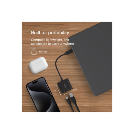 Belkin USB-C Ethernet Adapter 100W PD