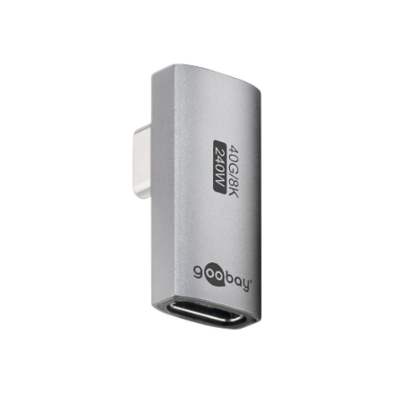 Goobay 74443 USB-C™ Adapter Vertical 90° Rotated