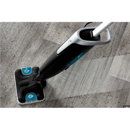 TEFAL Steam Power Handstick Mop | VP6555 | Corded operating | Washing function | Power 1200 W | Blac