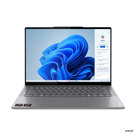 Lenovo Yoga Pro 7 14ASP9 | Luna Grey | 14.5 " | OLED | 2.8K | 2880 x 1800 pixels | Glossy | AMD Ryze