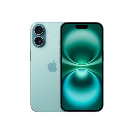 Apple iPhone 16 | Teal | 6.1 " | Super Retina XDR | 2556 x 1179 pixels | A18 | Internal RAM 8 GB | 5