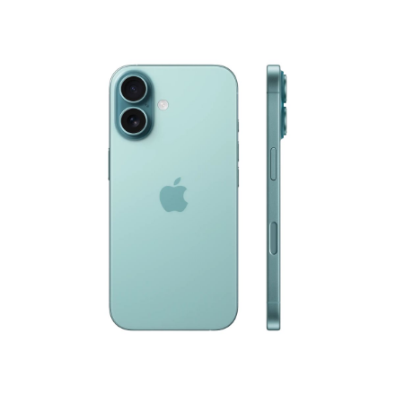 Apple iPhone 16 | Teal | 6.1 " | Super Retina XDR | 2556 x 1179 pixels | A18 | Internal RAM 8 GB | 5