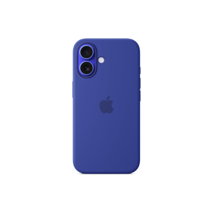 Apple iPhone 16 Silicone Case with MagSafe - Ultramarine | Apple