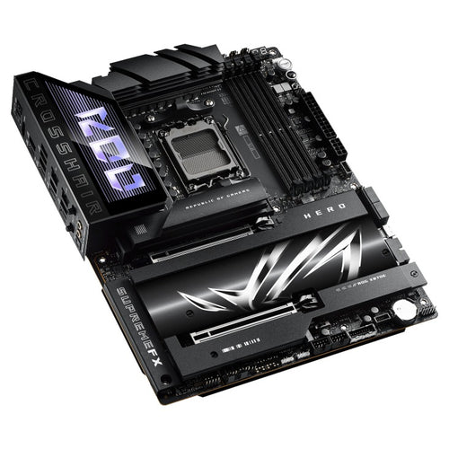 Asus ROG CROSSHAIR X870E HERO | Processor family AMD | Processor socket AM5 | DDR5 | Supported hard 