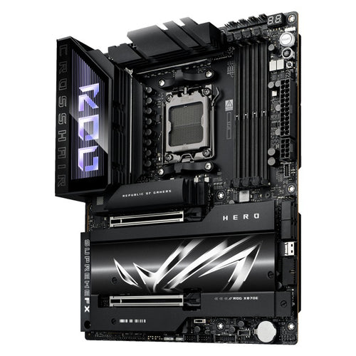 Asus ROG CROSSHAIR X870E HERO | Processor family AMD | Processor socket AM5 | DDR5 | Supported hard 