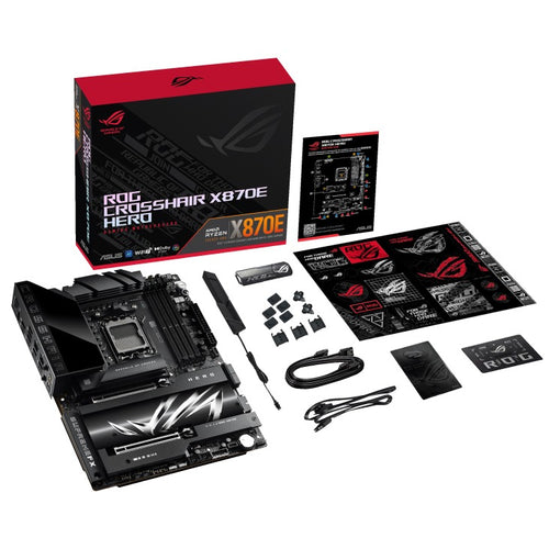 Asus ROG CROSSHAIR X870E HERO | Processor family AMD | Processor socket AM5 | DDR5 | Supported hard 