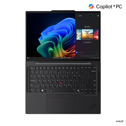 Lenovo ThinkPad T14s | Black | 14 " | IPS | WUXGA | 1920 x 1200 pixels | Anti-glare | AMD Ryzen AI 7