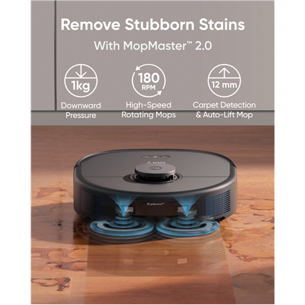 Anker Eufy | Robot Vacuum Cleaner | X10 Pro Omni | Wet&Dry | Operating time (max) 180 min | 5200 mAh