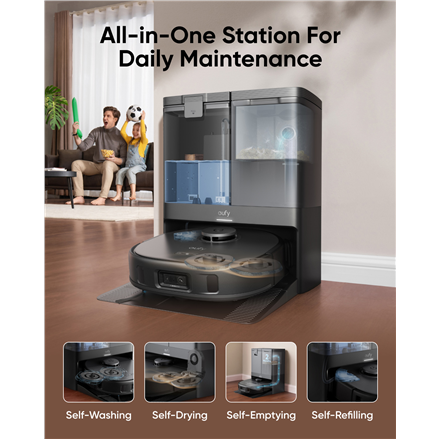 Anker Eufy | Robot Vacuum Cleaner | X10 Pro Omni | Wet&Dry | Operating time (max) 180 min | 5200 mAh