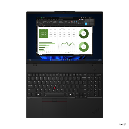 Lenovo ThinkPad L16 | Black | 16 " | IPS | WUXGA | 1920 x 1200 pixels | Anti-glare | AMD Ryzen 5 PRO