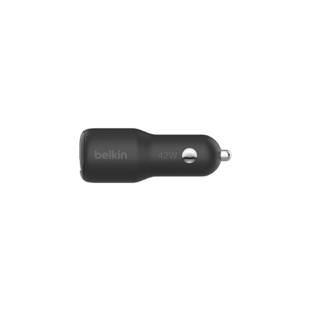 Belkin | BOOST CHARGE 42w-30w USB-C PD PPS + 12w USB-A Car Charger