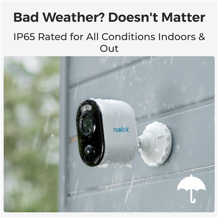 Reolink | Wireless Solar & Battery Powered Security Camera with Smart Detection | Argus Series B310 