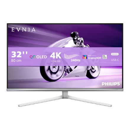 Philips 32M2N8900/00 | 32 " | OLED | 16:9 | 240 Hz | 0.03 ms | 3840 x 2160 pixels | 250 cd/m² | HDMI