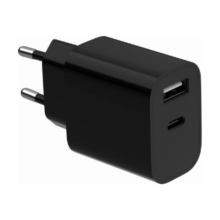 Gembird 2-port universal USB charger (A+C)