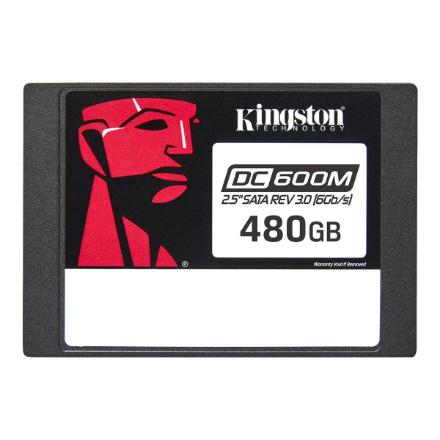 Kingston DC600M | 480 GB | SSD form factor 2.5" | Solid-state drive interface SATA Rev. 3.0 | Read s