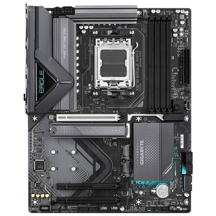 Gigabyte X870 EAGLE WIFI7 | Processor family AMD | Processor socket AM5 | DDR5 DIMM | Supported hard