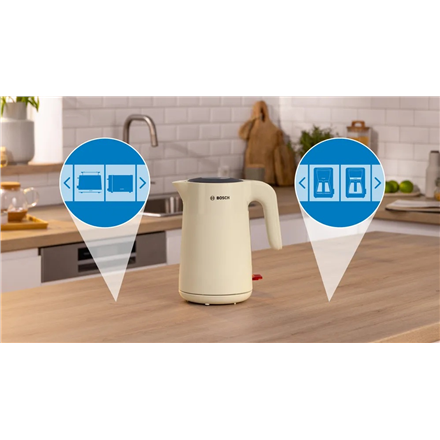 Bosch | Kettle | TWK2M167 MyMoment | Electric | 2400 W | 1.7 L | Plastic | Beige