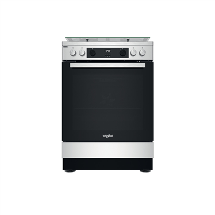 Whirlpool Cooker | WS68G8CHX/E/1 | Hob type Gas | Oven type  Electric | Stainless Steel | Width 60 c