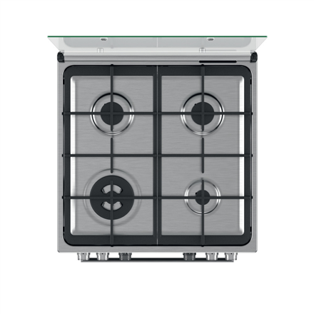 Whirlpool Cooker | WS68G8CHX/E/1 | Hob type Gas | Oven type  Electric | Stainless Steel | Width 60 c