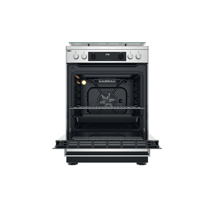 Whirlpool Cooker | WS68G8CHX/E/1 | Hob type Gas | Oven type  Electric | Stainless Steel | Width 60 c