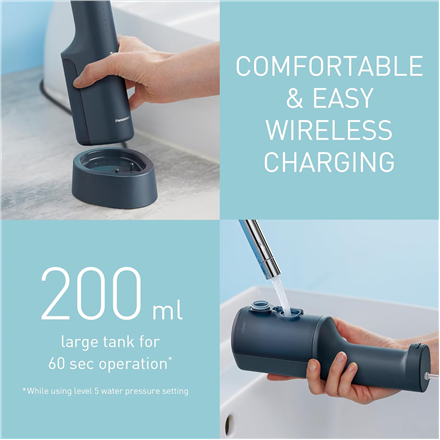Panasonic Oral Irrigator | EW-DJ66-A303 | 200 ml | Number of heads 2 | Black