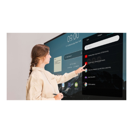 Benq Interactive Flat Panel | RE8604 | Precision IR | 86 " | 450 cd/m² | Landscape | 18/7 | Android 