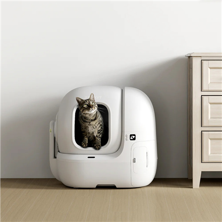 PETKIT Automatic Cat Litter Box | PUROBOT MAX Pro | White