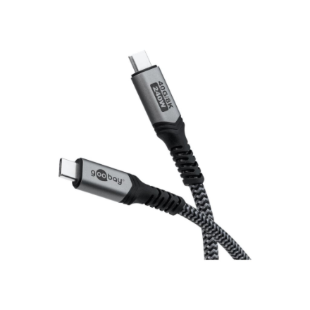 Goobay USB-C™ Cable with Textile Sheath