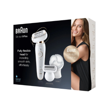 Braun Epilator | SES9-030 3D Silk-Epilk 9 Flex | Operating time (max) 50 min | Number of power level