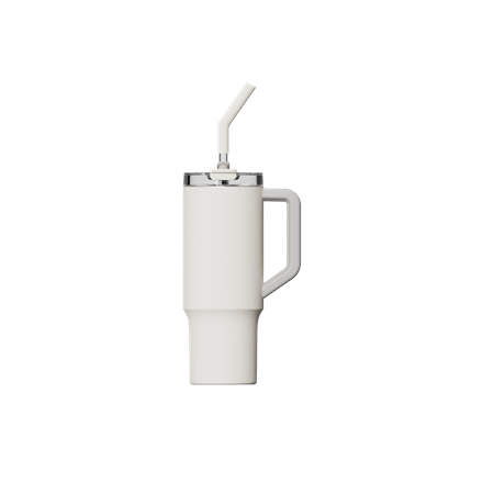 Xiaomi | Straw Mug | Capacity 1 L | Material Stainless steel | White