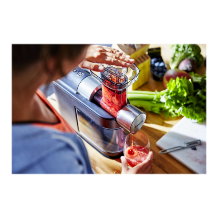 Philips HR1949/20 | Type Slow Juicer | Grey | 200 W | Extra large fruit input | Number of speeds 1 |