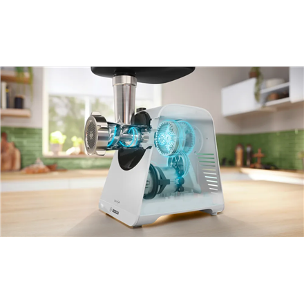 Bosch Meat Mincer | MFWS420W | White | 500 W | Number of speeds 2 | Throughput (kg/min) 2.5